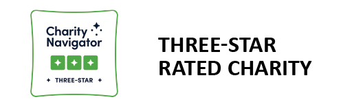 Charity Navigator Three Star Rated